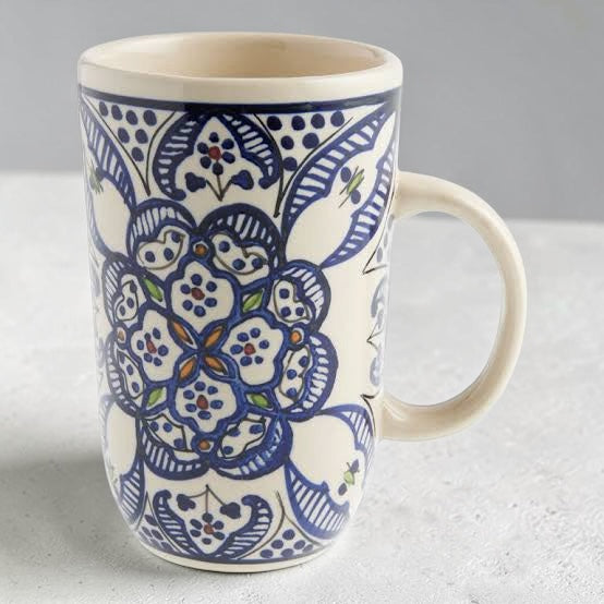 Ceramic Mug Indigo Mosaic