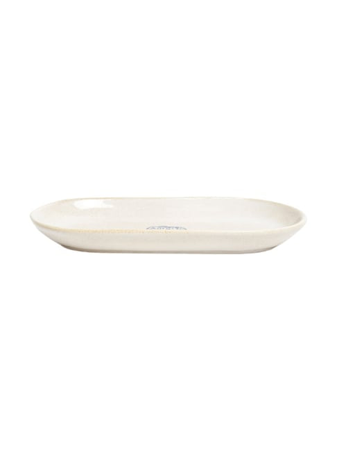Elephant Ceramic Platter – Handcrafted Decorative Serving Plate