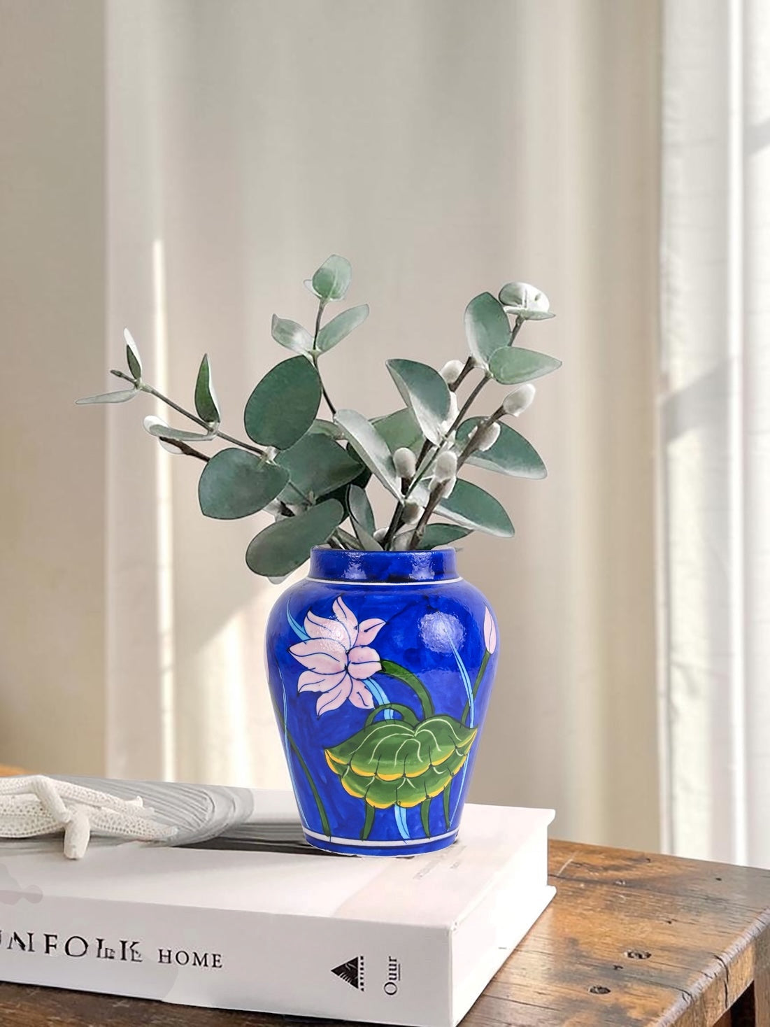 Pichwai small handi vase