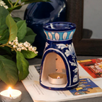 Blue Pottery Aroma Lamp – Oil Burner