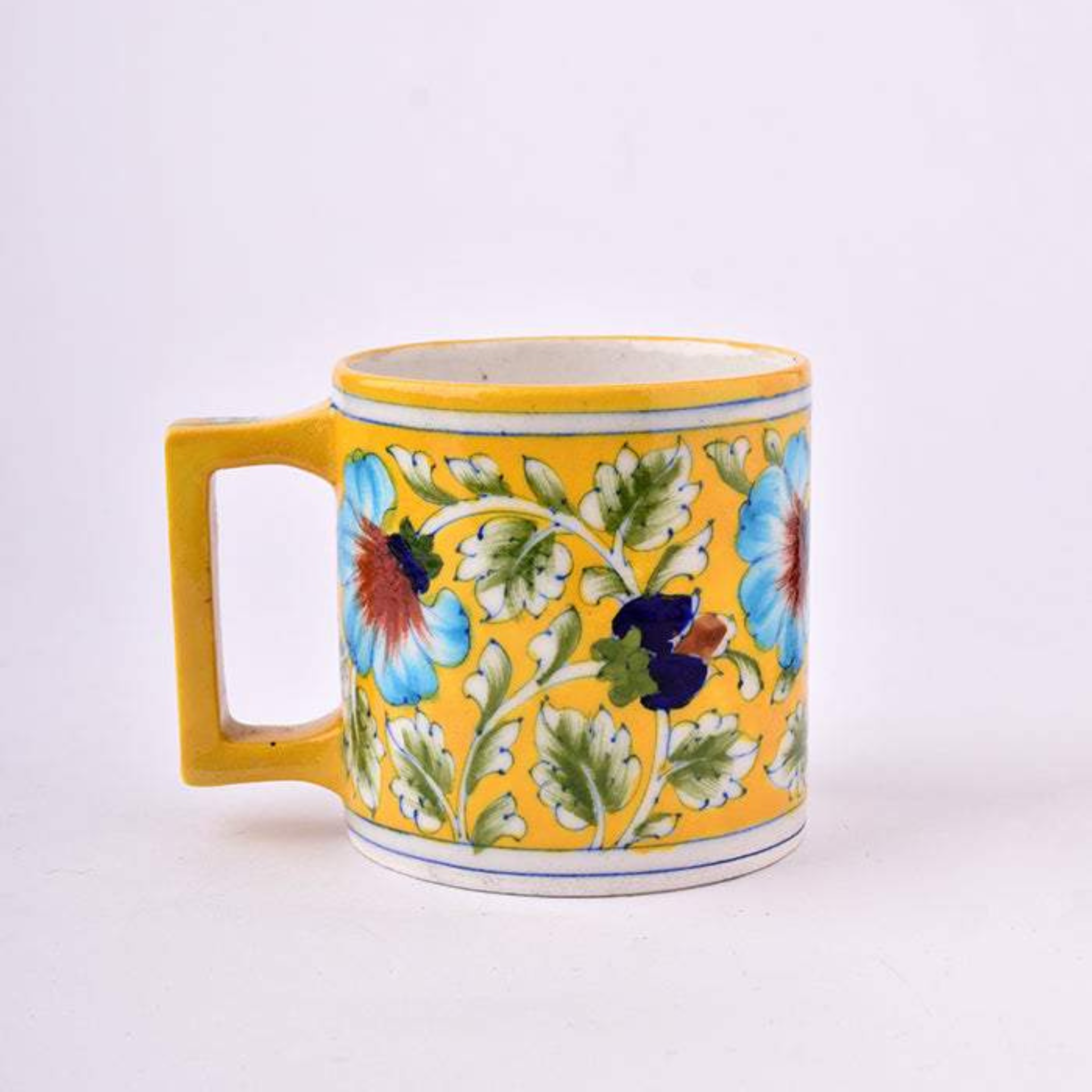 Yellow Handcrafted Mug