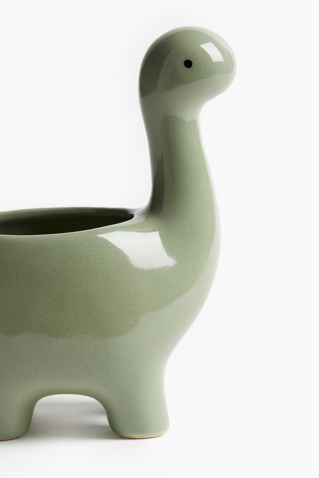Dinosaur Ceramic Planter – Handcrafted Decorative Plant Pot