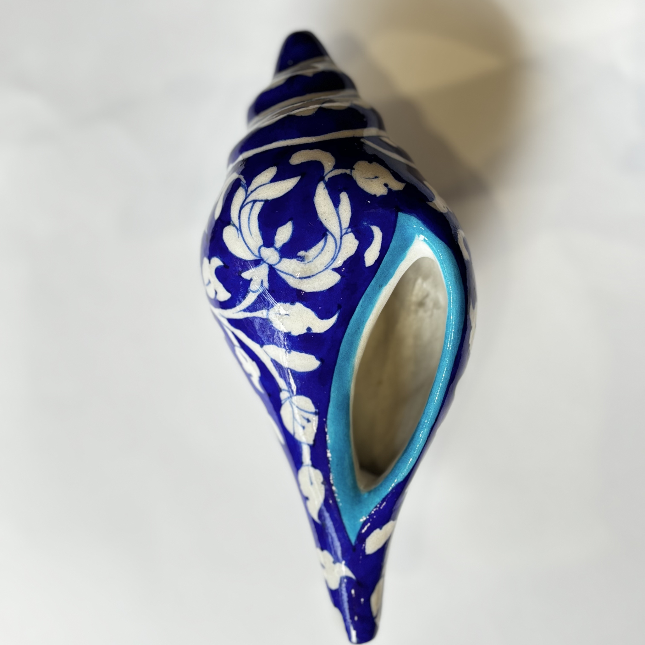 Handcrafted Blue Pottery Luxe Shank – Premium Home Décor
