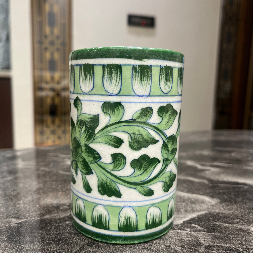 Multi-Purpose Green Tumbler – Bathroom, Kitchen & Drinking Glass