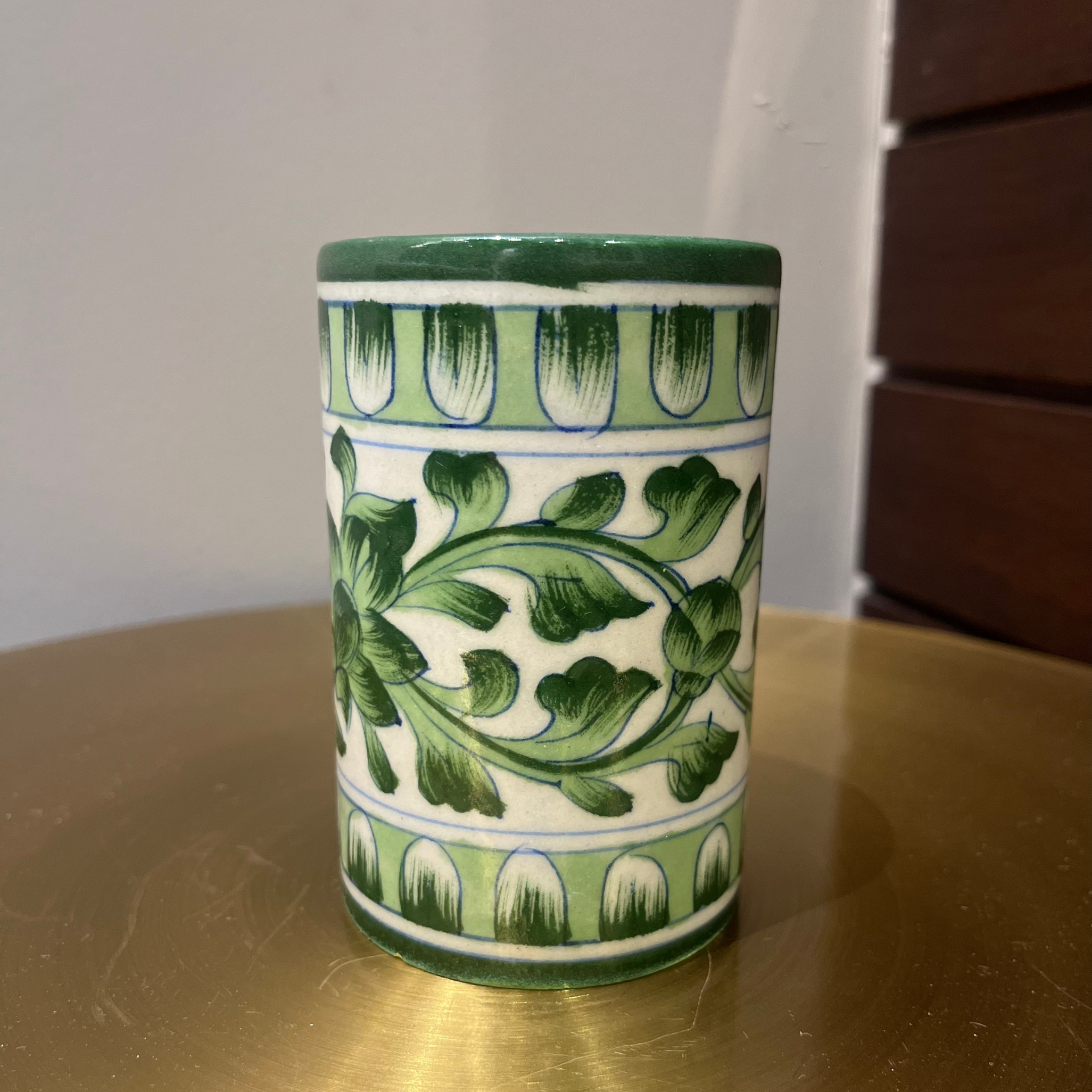 Multi-Purpose Green Tumbler – Bathroom, Kitchen & Drinking Glass