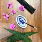 Handcrafted Evil Eye Incense Stick Holder