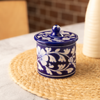 Blue Pottery Handcrafted Storage Jar big – Blue