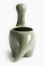 Dinosaur Ceramic Planter – Handcrafted Decorative Plant Pot