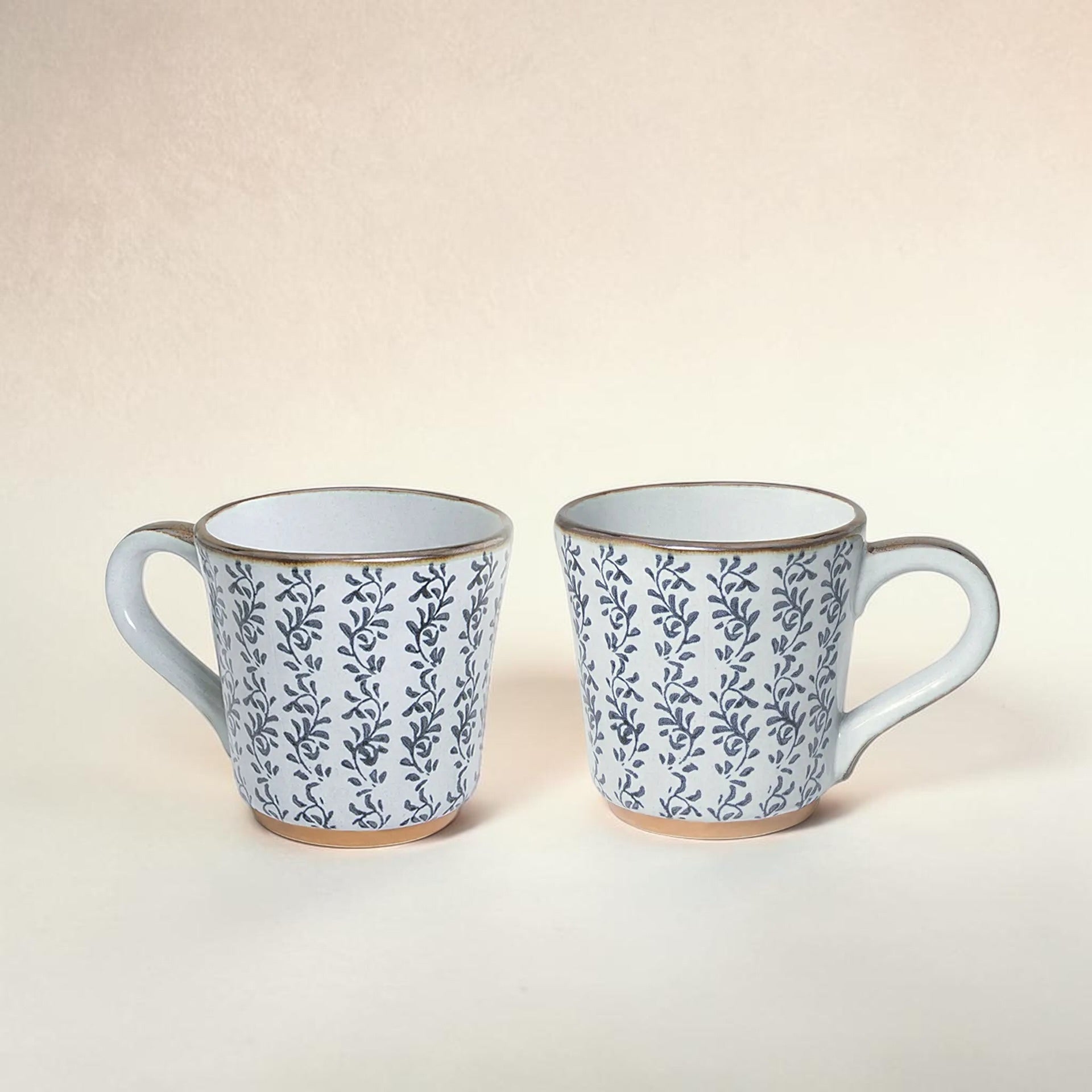 Ceramic Mug - Vine pack of 2