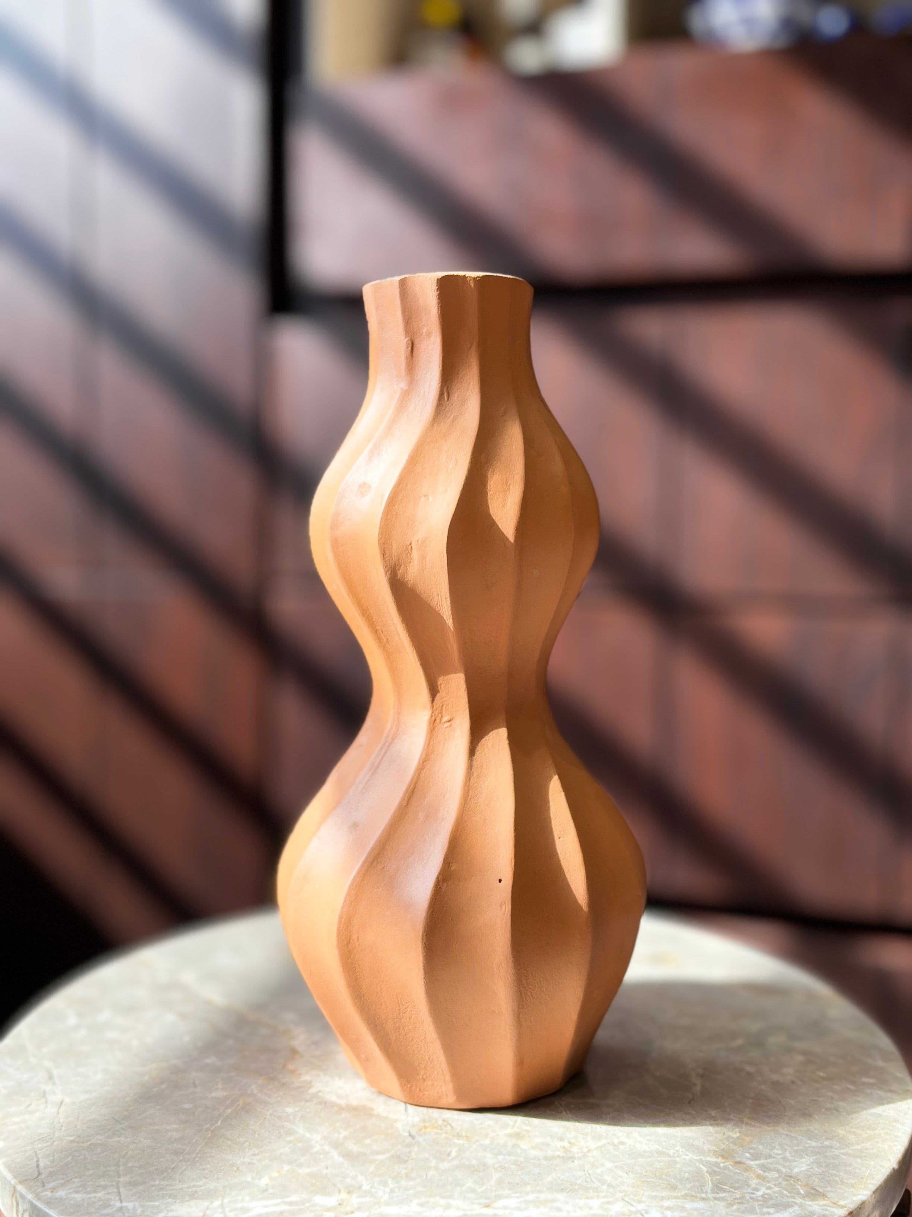 Dhara Terracotta Vase – Handmade Earthen Home Decor