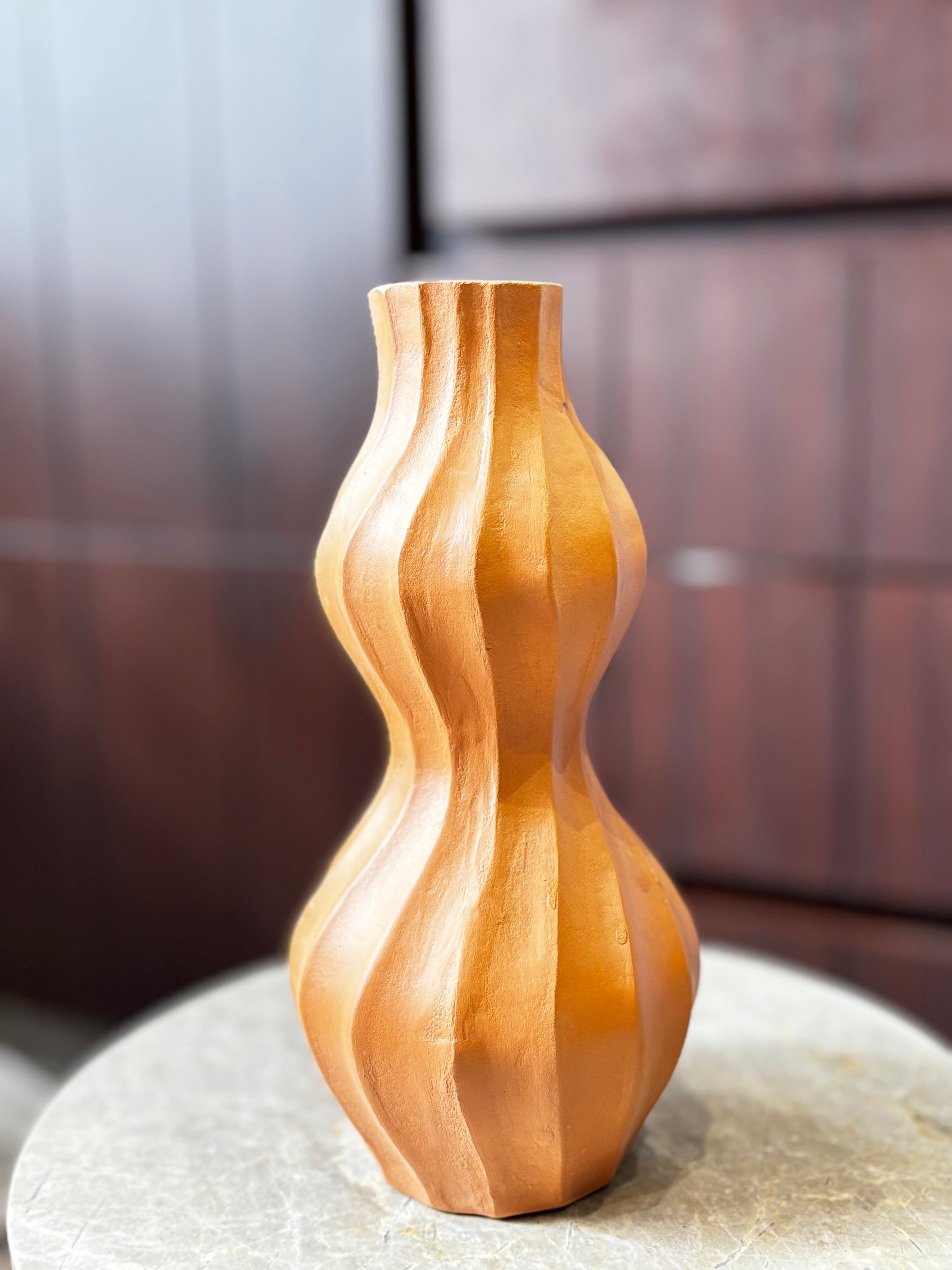 Dhara Terracotta Vase – Handmade Earthen Home Decor