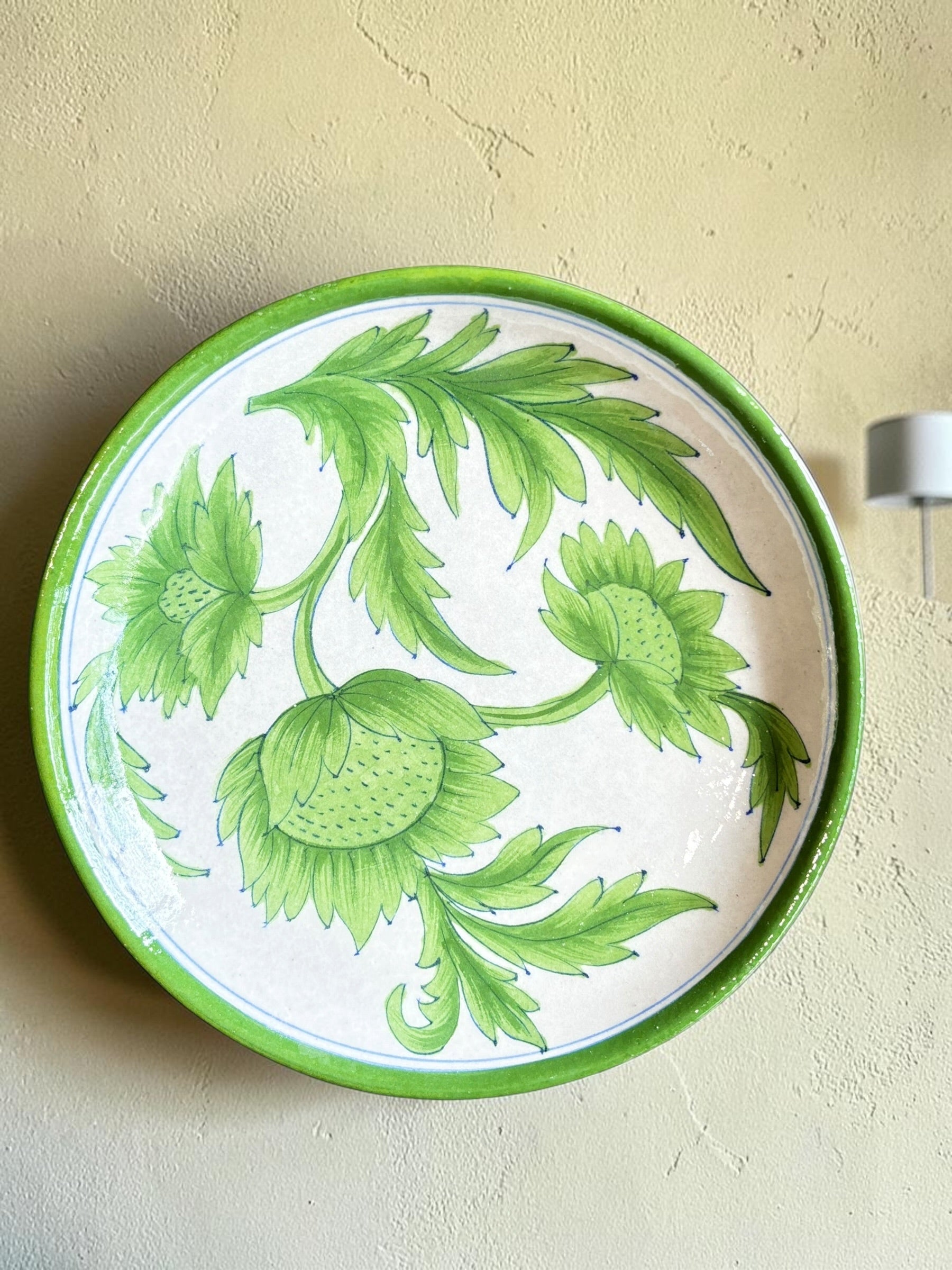 Utsav Wall & Serve Plate Green