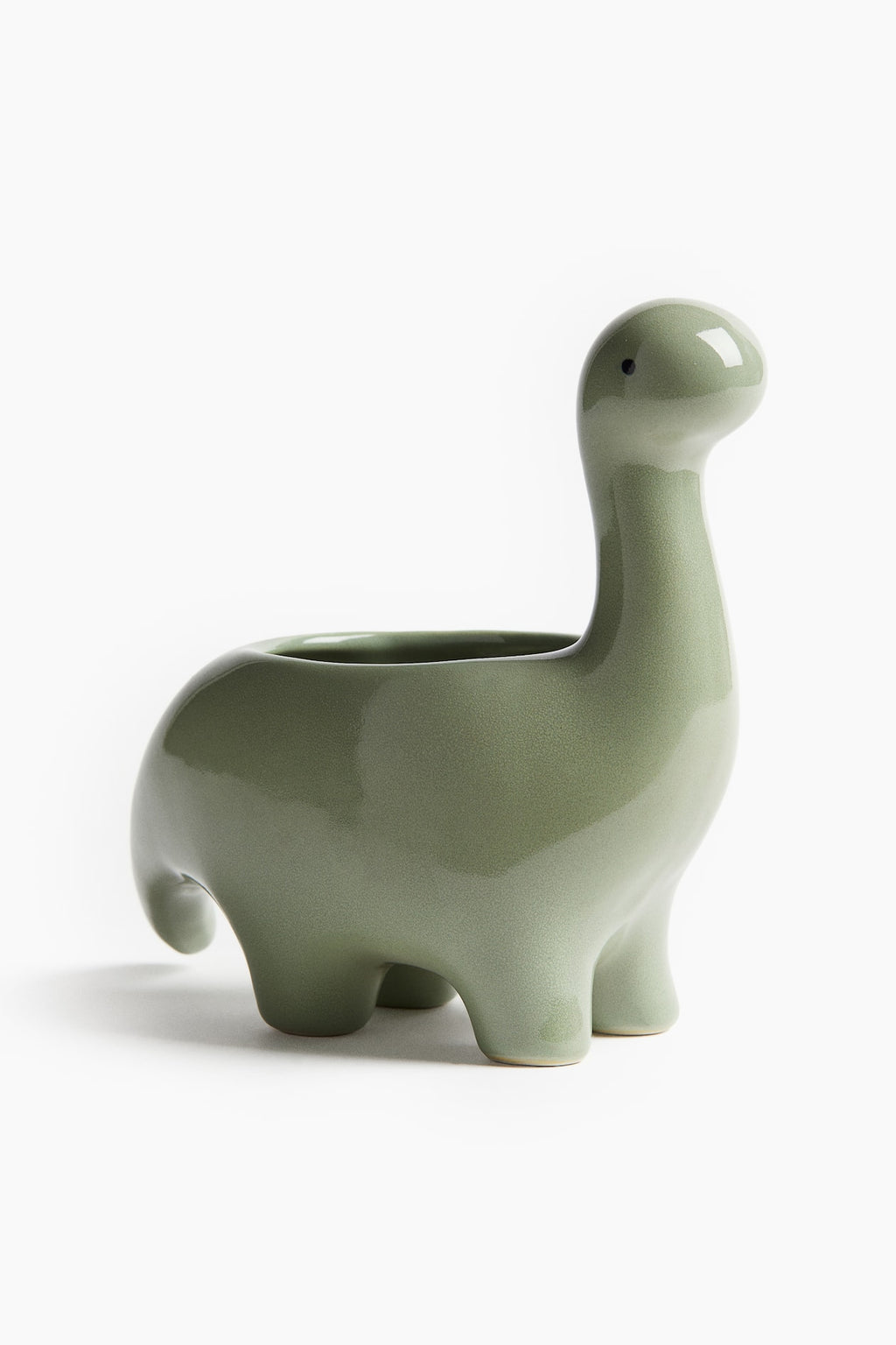 Dinosaur Ceramic Planter – Handcrafted Decorative Plant Pot