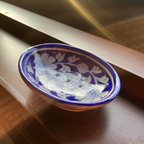 Soap Dish – Blue – Handcrafted Jaipur Blue Pottery